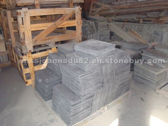 Slate roof tiles,Black slate roofing tile