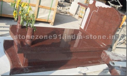 Red India Granite Monument