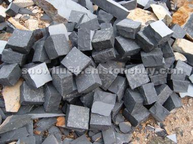 Black Basalt cube stone strong Material
