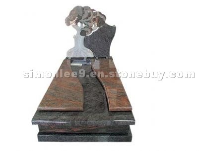 Monument tombstone headstone (YFX-TE-95)