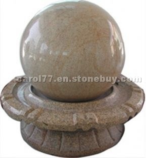 Golden Granite Fountain Ball