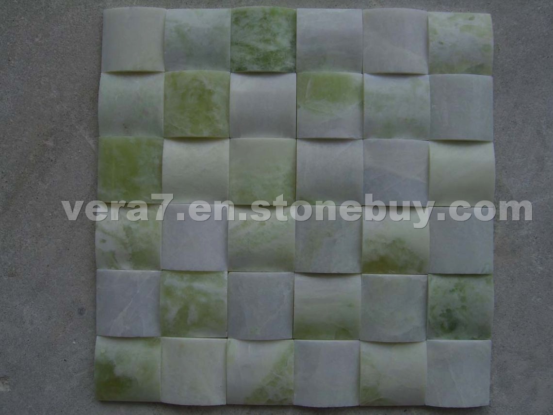 Green Jade Marble Mosaic