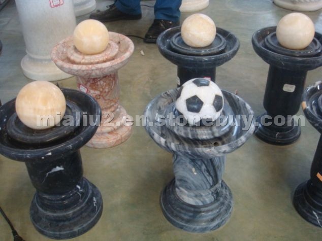 Black Marble Fountain