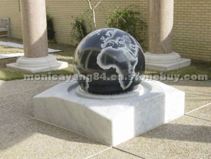 Granite Ball Fountain Granite Ball Fountain