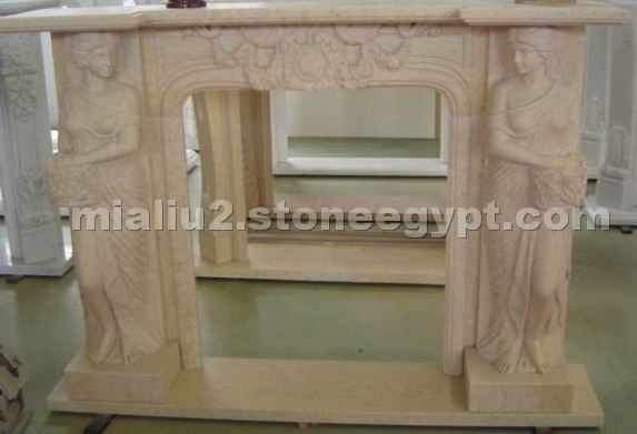 Galala Marble Fireplace Galala Marble Fireplace