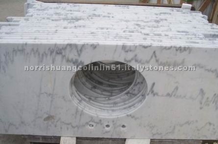 Carrara White Marble Vanities