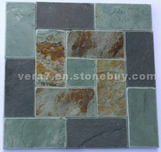 Slate mosaics Slate mosaics