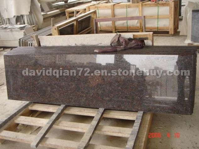 Brown countertop Brown countertop