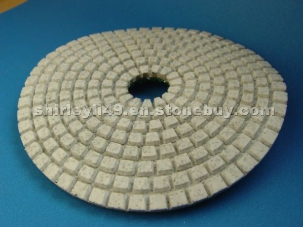 Flexible polished pads