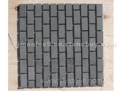 Black Granite Mosaic (YFX-BP-64)