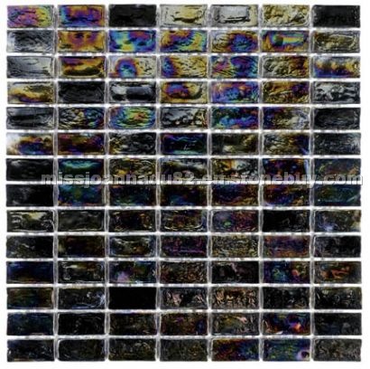Glass mosaic tiles
