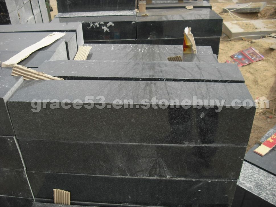Black Granite Pillars
