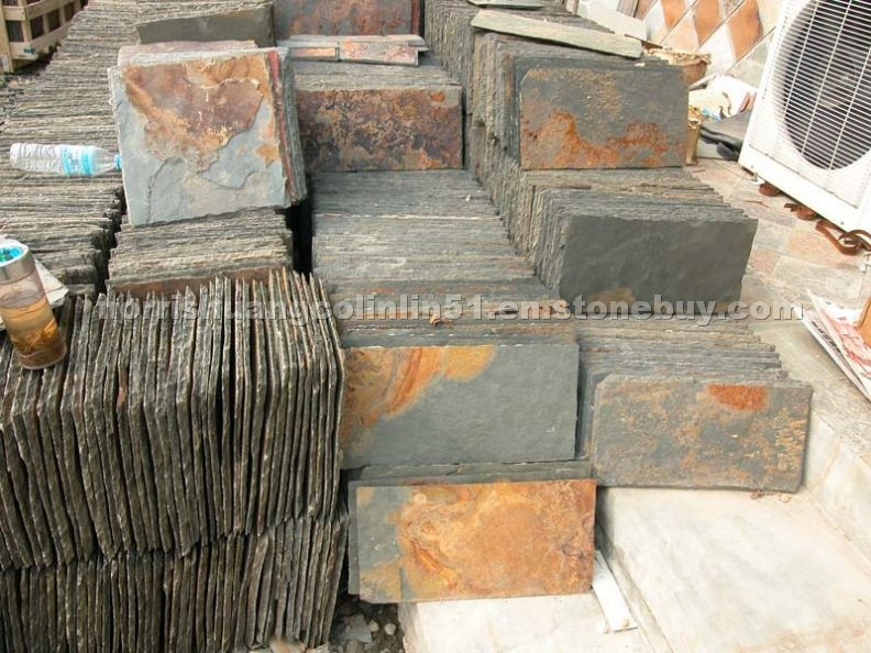 China Gold Slate Roofing slate