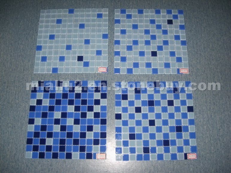 Blue Glass Mosaic