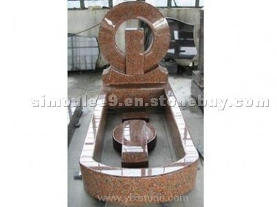 Maple Red tombstone monument YFX-TE-119 Maple Red tombstone monument YFX-TE-119