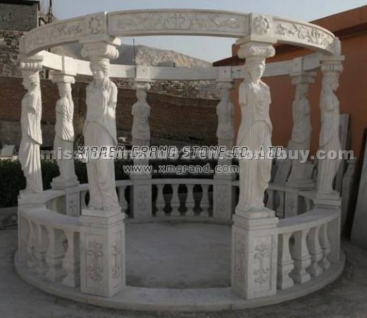 White Marble Gazebo 015 White Marble Gazebo 015