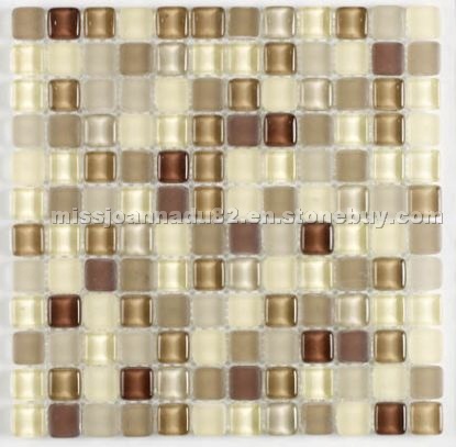 glasses mosaic tiles
