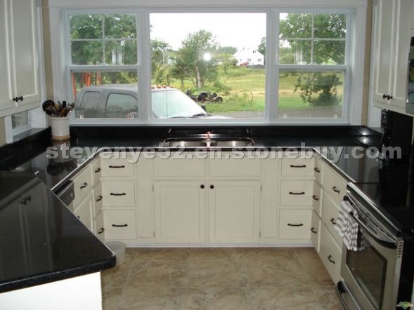 Shanxi Black Granite Kitchen Countertop