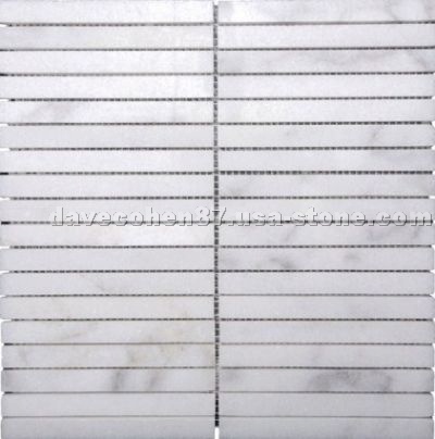 Bianco Venato Gioia Marble Mosaic