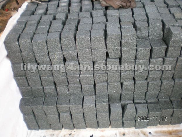 Padang Dark Granite Cube Stone
