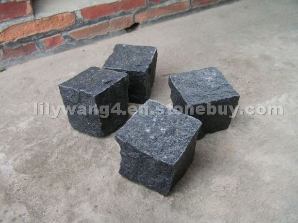 Granite cube stone, cubic stone Granite cube stone, cubic stone