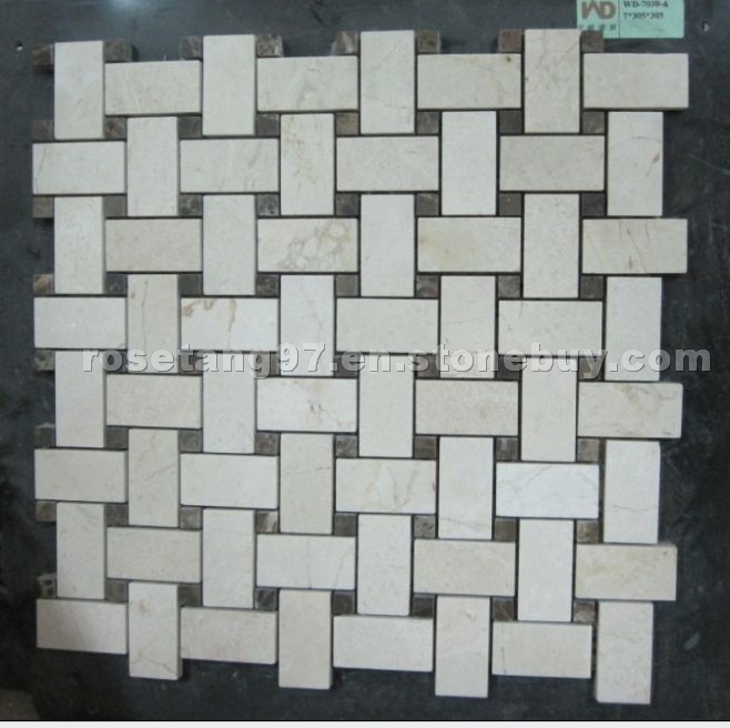 intwine shape mosaic tile