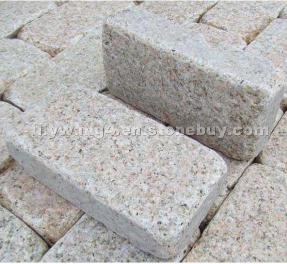 G682 Granite Cube Stone, Cobble Stone G682 Granite Cube Stone, Cobble Stone
