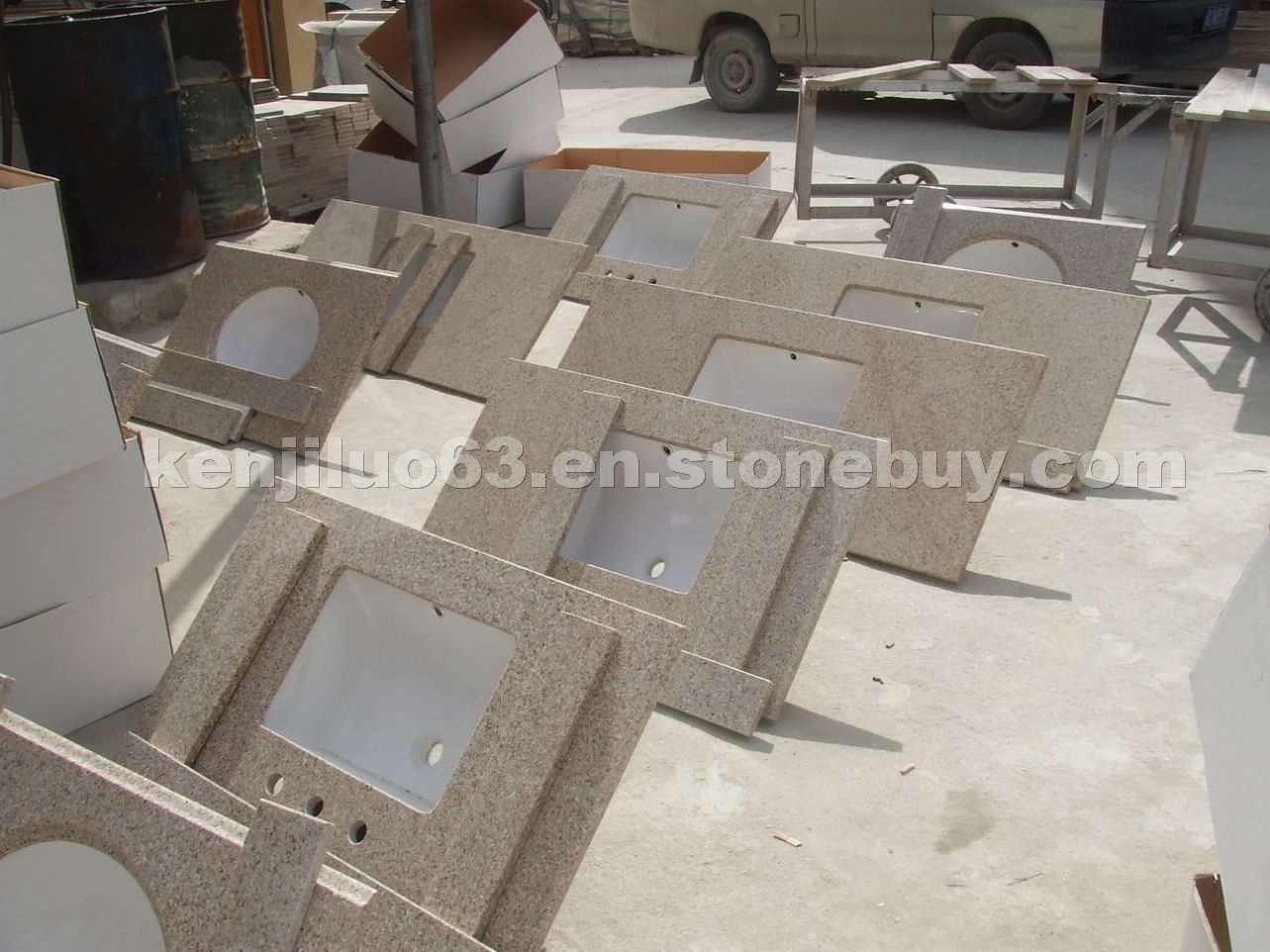 G682 Granite Vanity Top