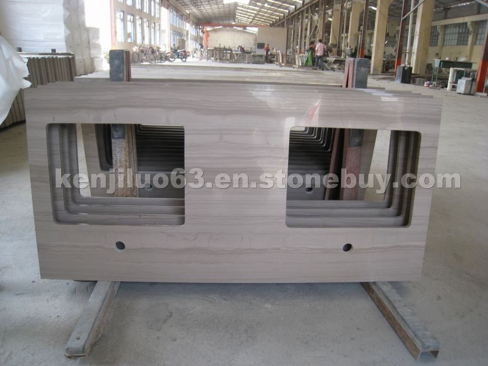 Wood Vein Grey Marble Vanity Tops Wood Vein Grey Marble Vanity Tops