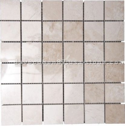 Fiorito Beige 2x2 Polished Marble Mosaic