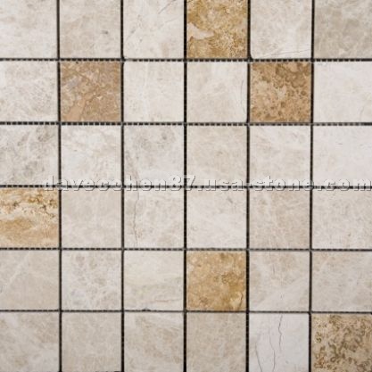 Light Emperador Mix Marble Mosaic