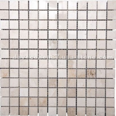 Fantastic Beige Polished Marble Mosaic