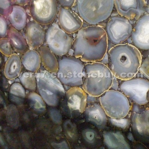 Blue Agate Artificial Stone