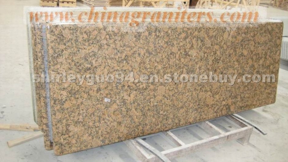 Giallo Fiorito granite prefabricated countertop