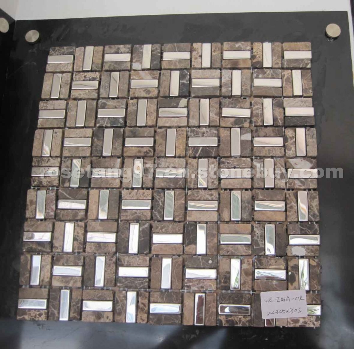 WQ-201A-01R stainless steel mixing marble mosaic t WQ-201A-01R stainless steel mixing marble mosaic t