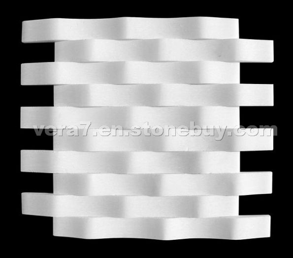 China white jade mosaic