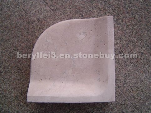 Travertine Shampoo Shelf