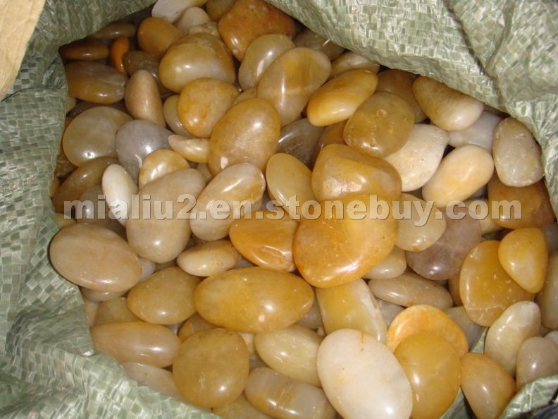 Natural yellow pebble stone Natural yellow pebble stone