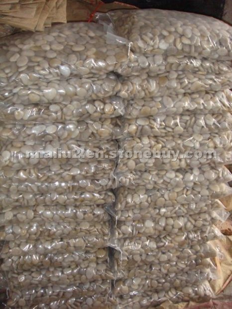Natural white pebble stone Natural white pebble stone
