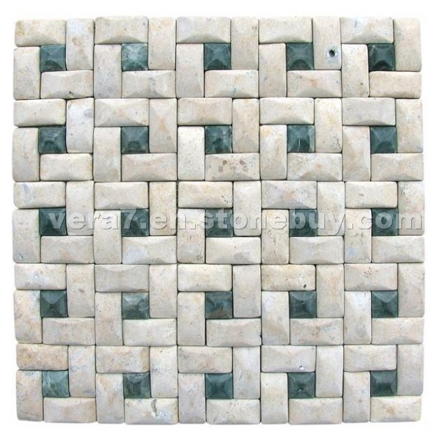 Marble and Travertine Multicolor Mosaics