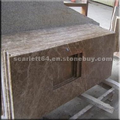 Light Emperador Marble Vanity Top Light Emperador Marble Vanity Top