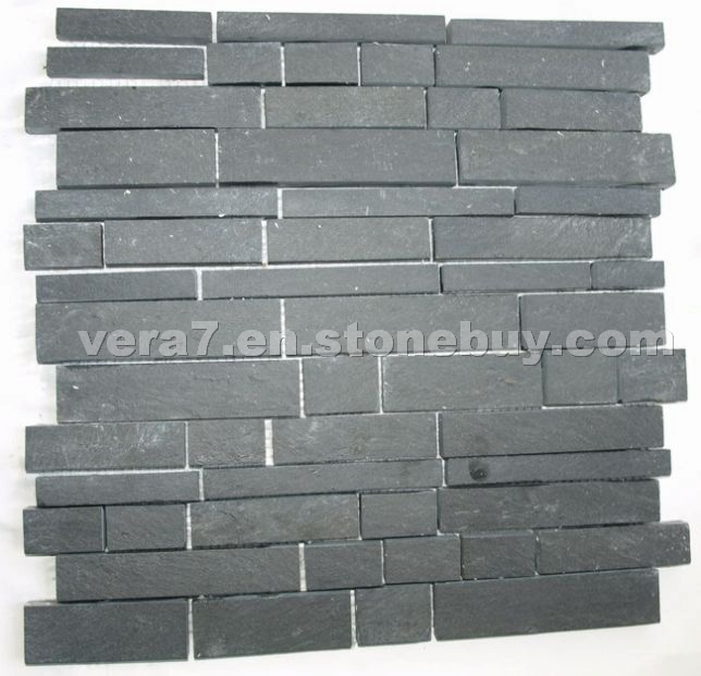 black slate mosaic black slate mosaic