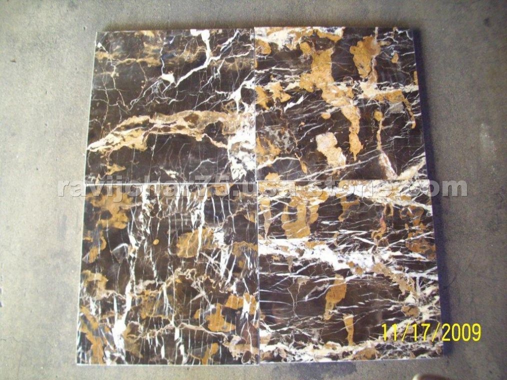 Black & Gold Marble (Michelangelo)