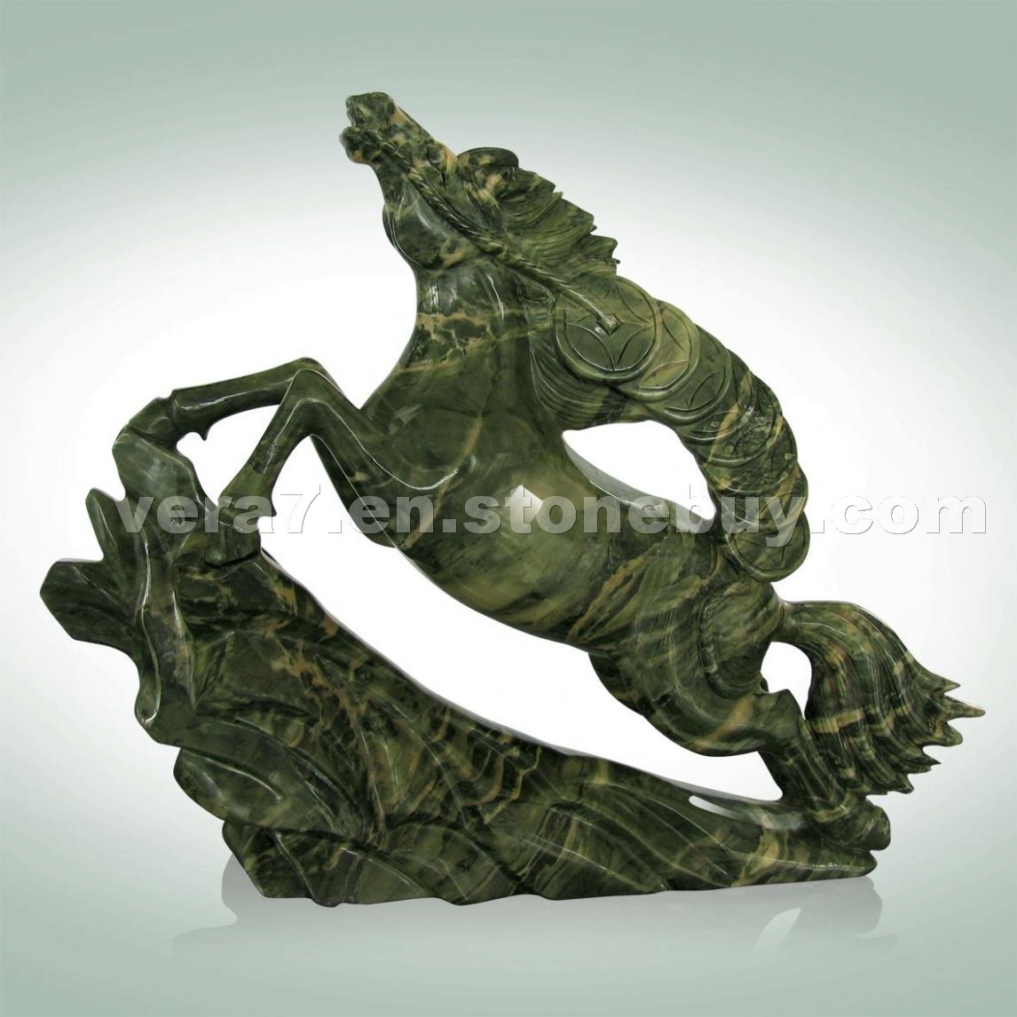 Stone sculptures horse sculptures
