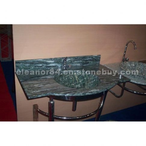 Wave Green Vanity Top Wave Green Vanity Top