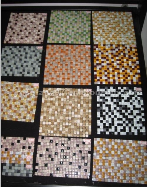 glass mixing marble mosaic tile WBseries glass mixing marble mosaic tile WBseries