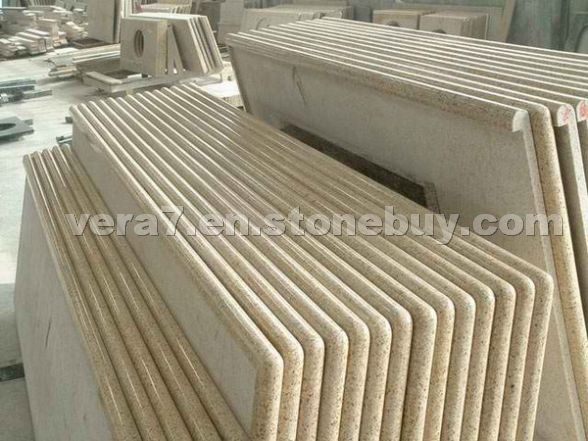 Yellow Gold Granite Vanity top