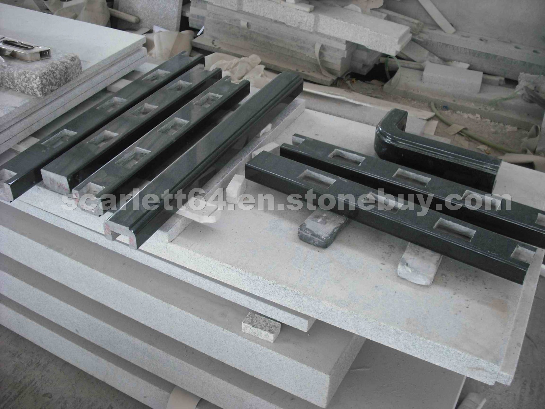 Black Granite Handrail Black Granite Handrail