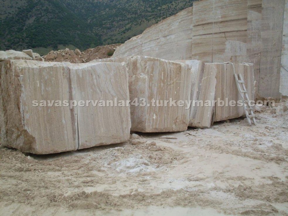 Ice Cream Travertine Blocks
