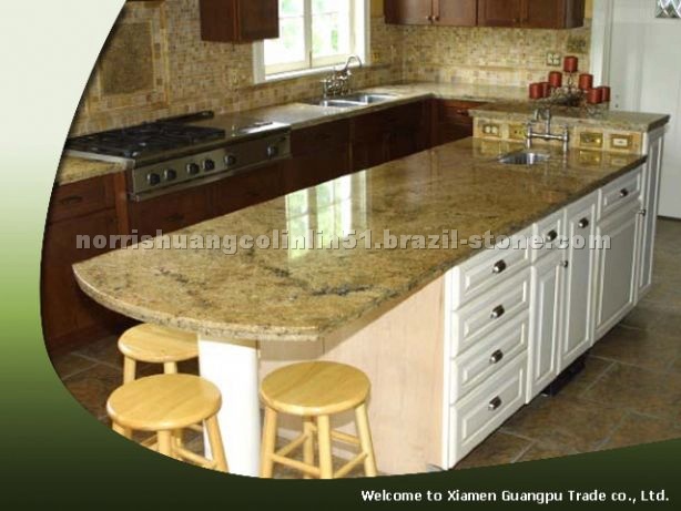 Santa cecilia granite countertop